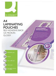 A4 Sticky-Based Laminating Pouches 250 Micron - Pk25