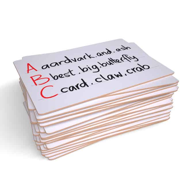 A4 Rigid Frameless Whiteboards
