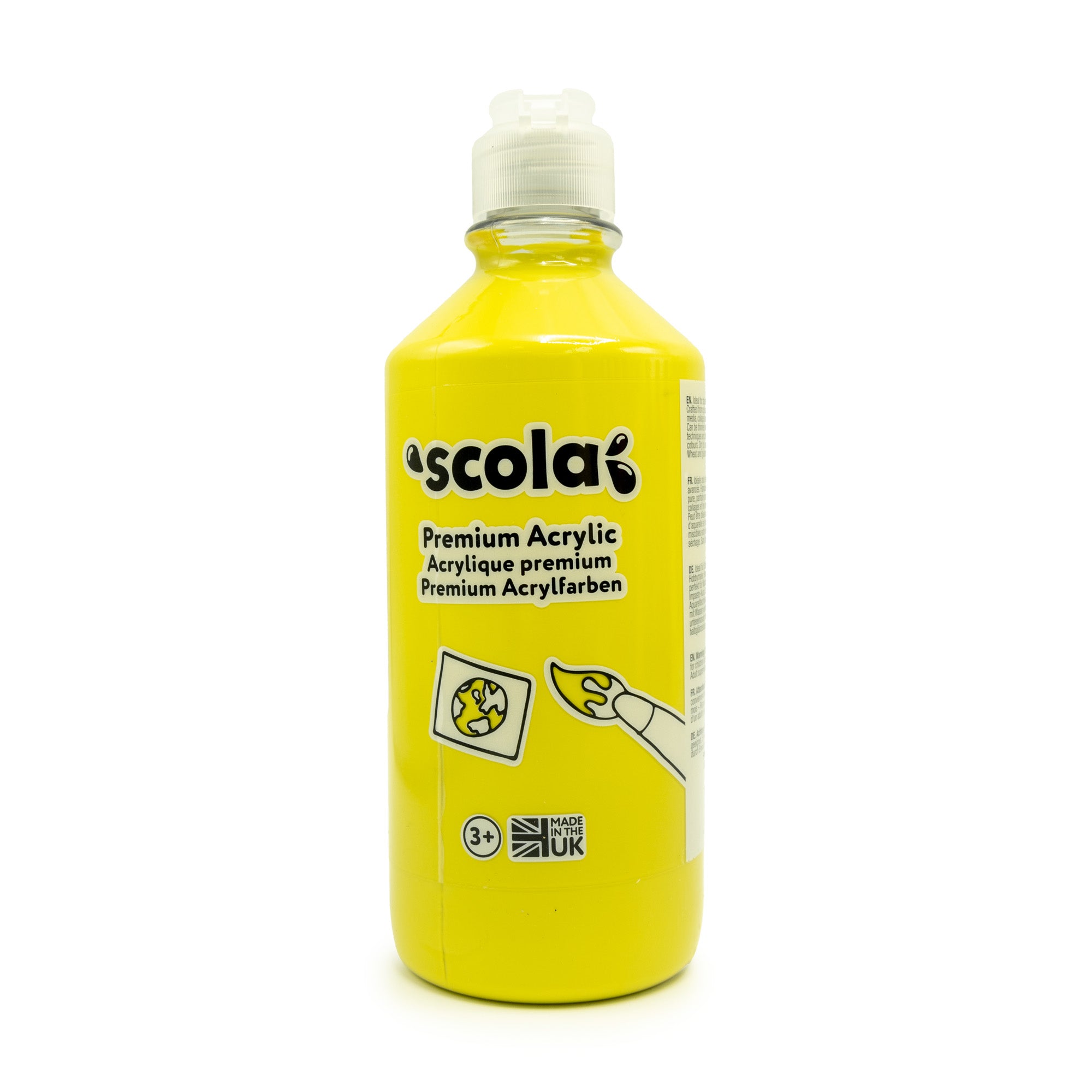 Acrylic Paint Set 500ml Assorted - Pk10