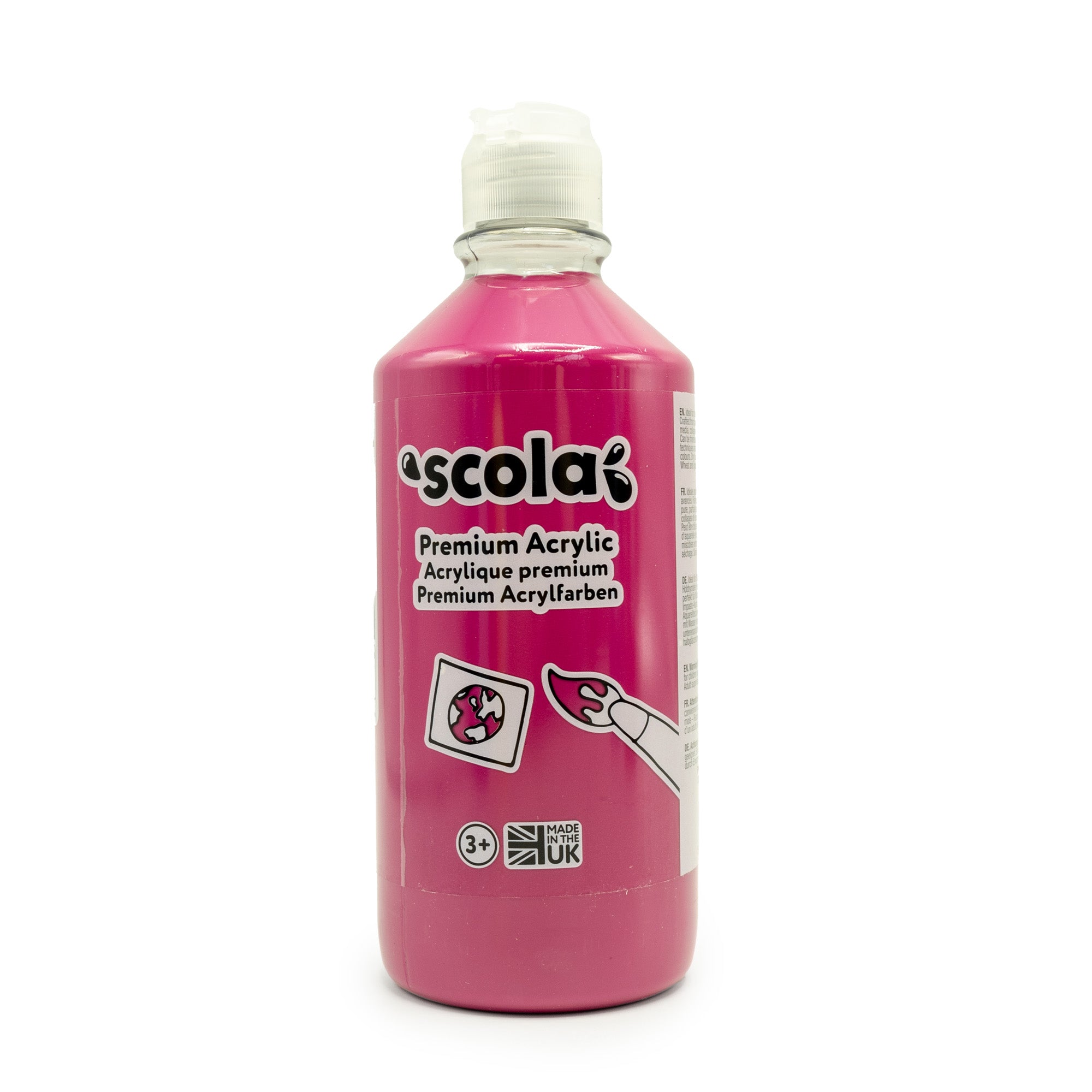 Acrylic Paint Set 500ml Assorted - Pk10
