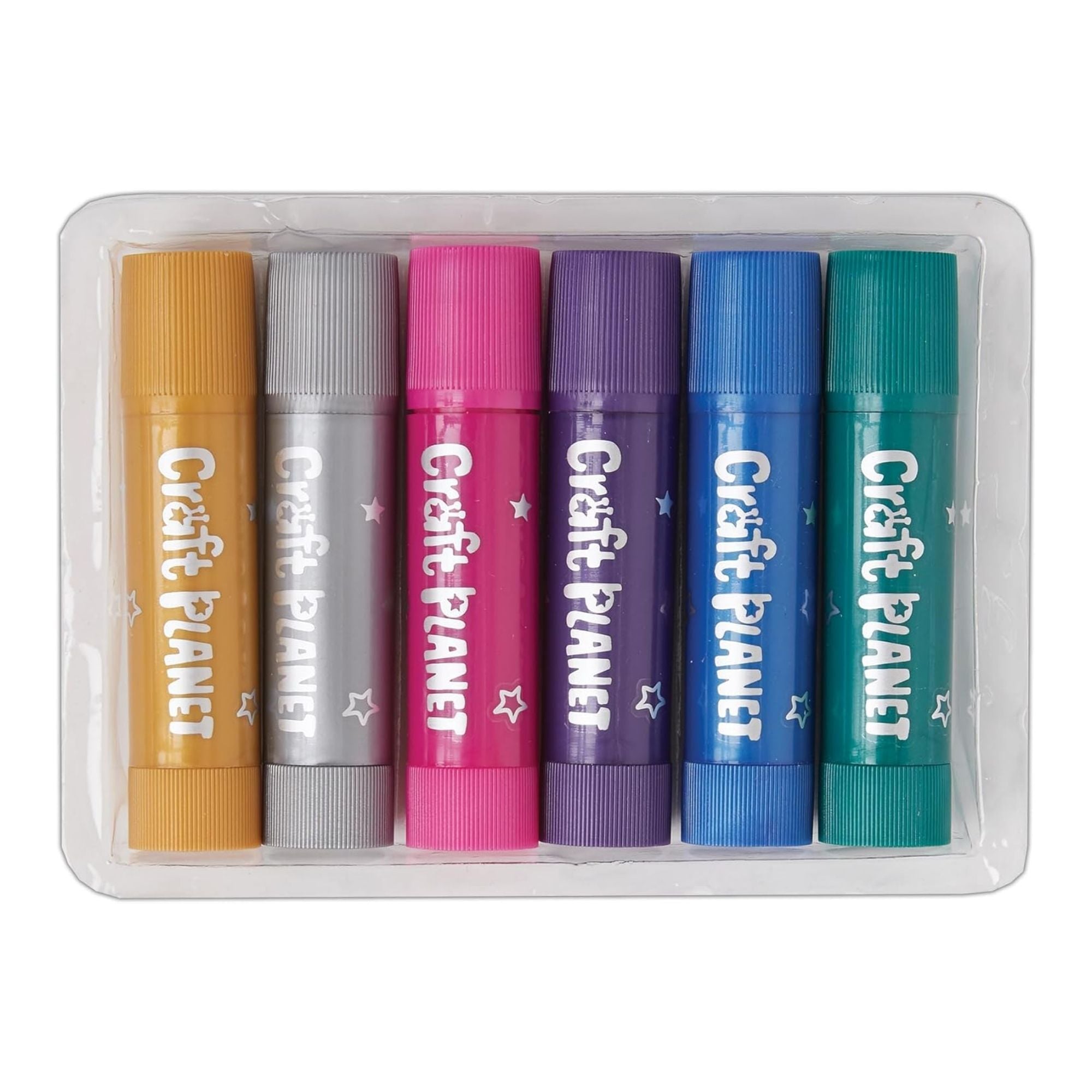 Neon/Metallic Paint Sticks - Pk6