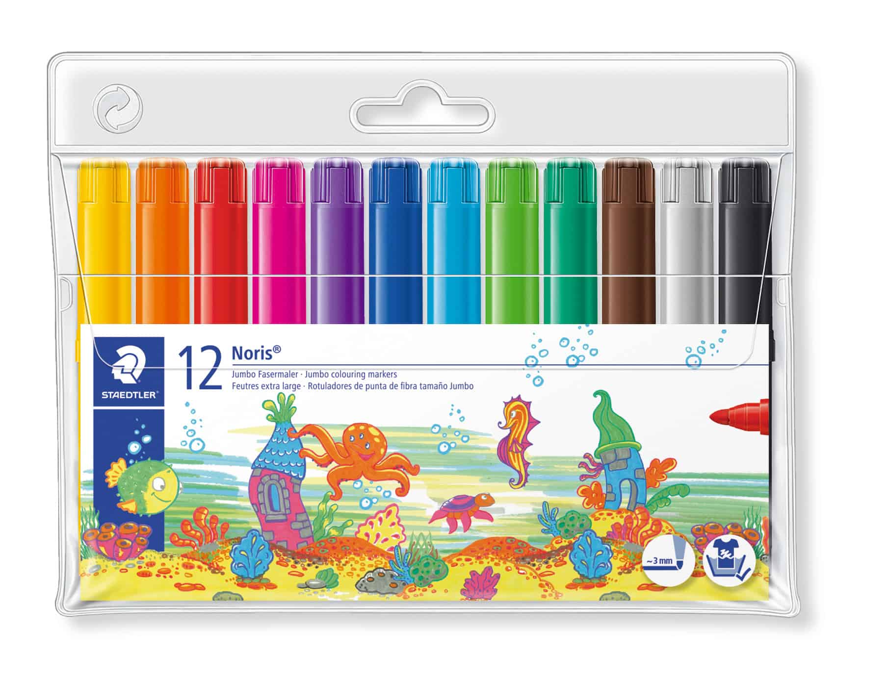 Staedtler Noris Jumbo Fibre-Tip Pens