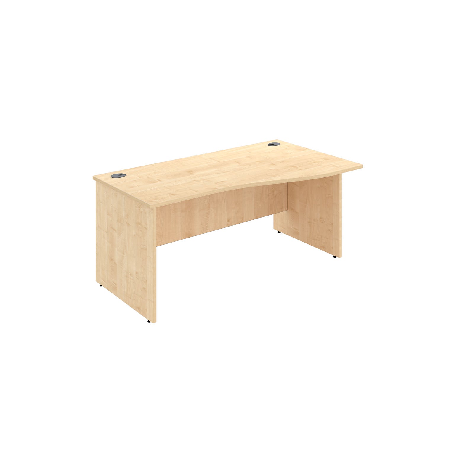 Sienna Panel End Wave Desk