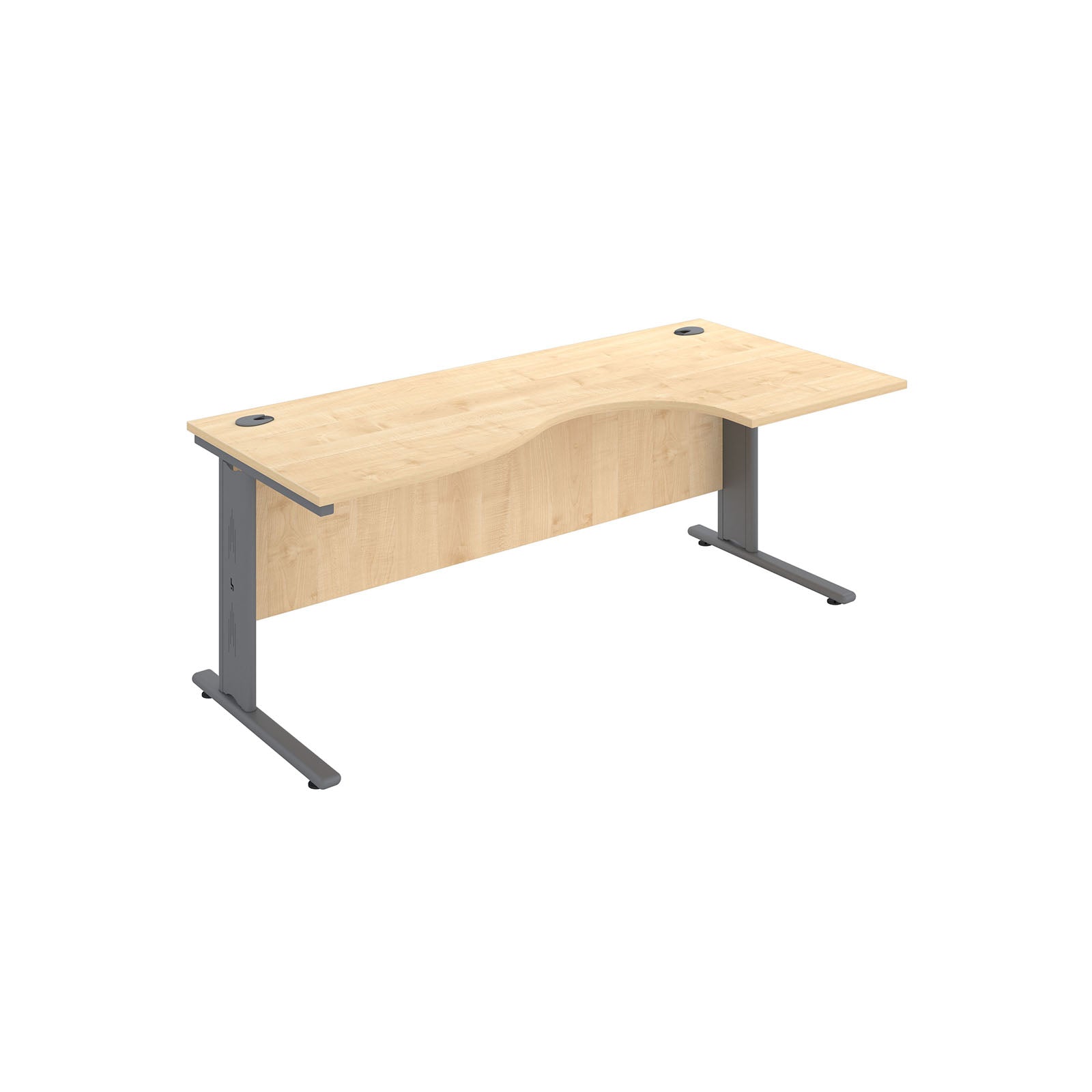 Sienna Executive Wire Managed Compact S Shape Desk