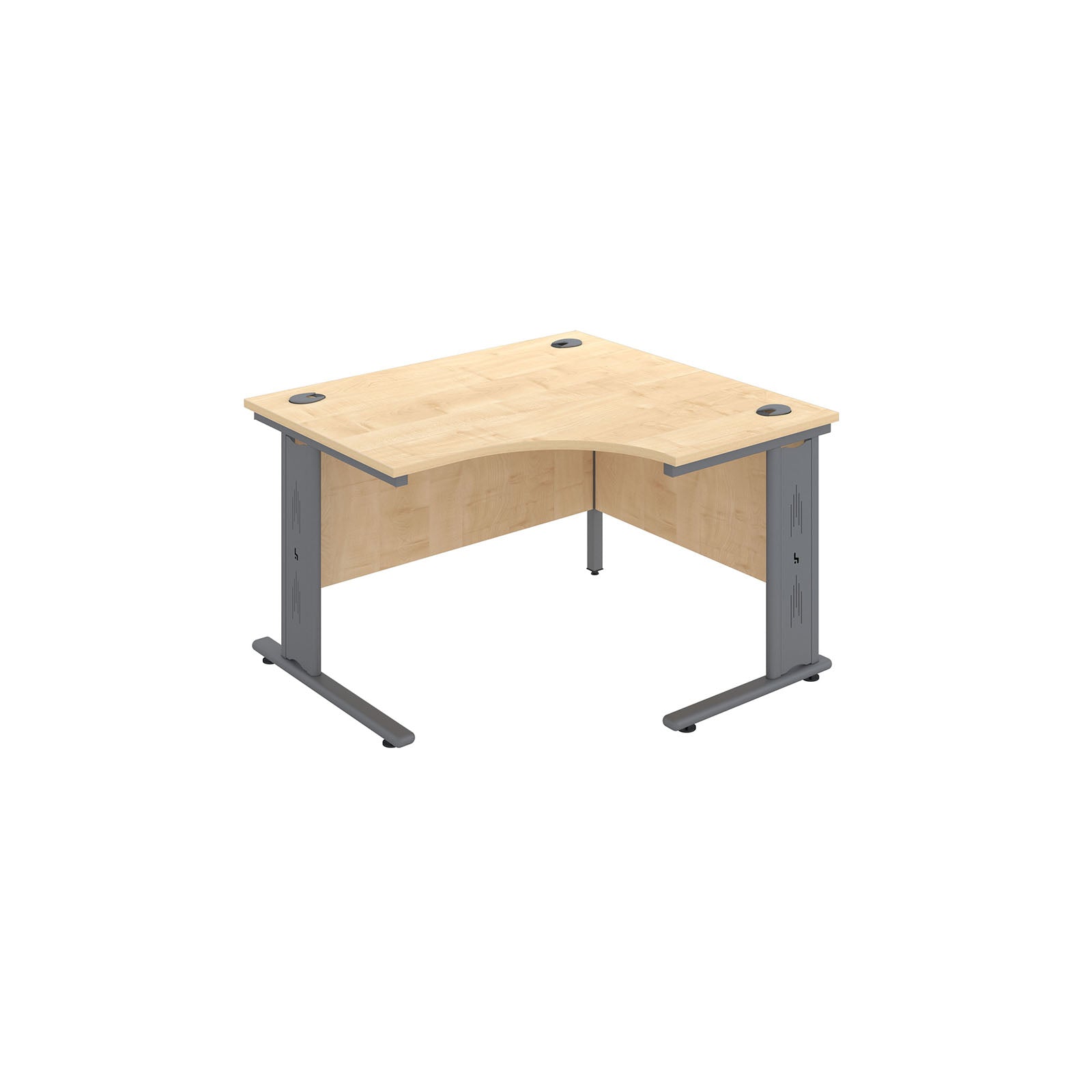 Sienna Executive Wire Managed Crescent Desk