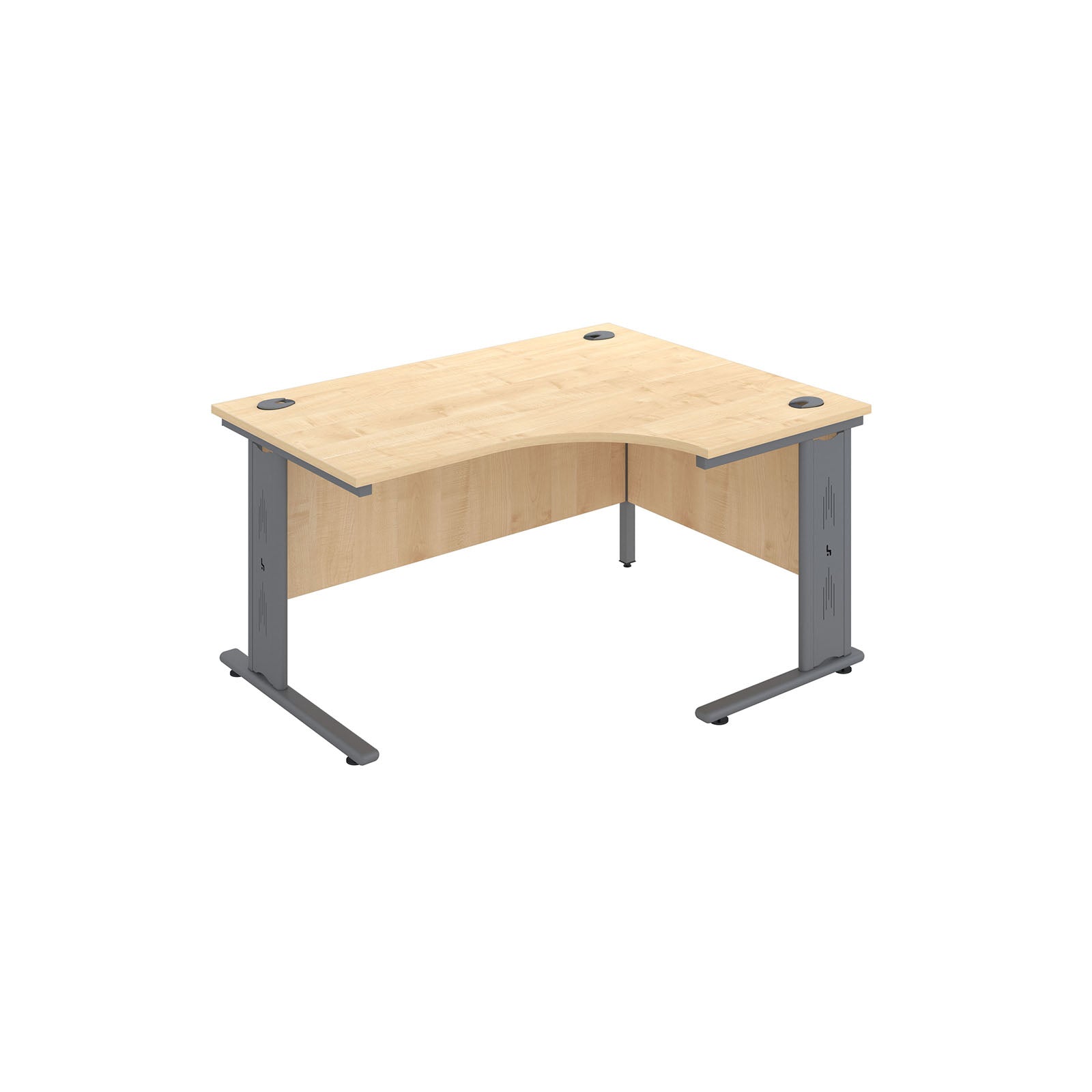 Sienna Executive Wire Managed Crescent Desk