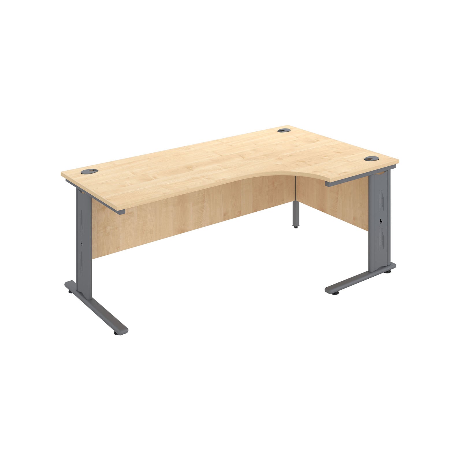 Sienna Executive Wire Managed Crescent Desk