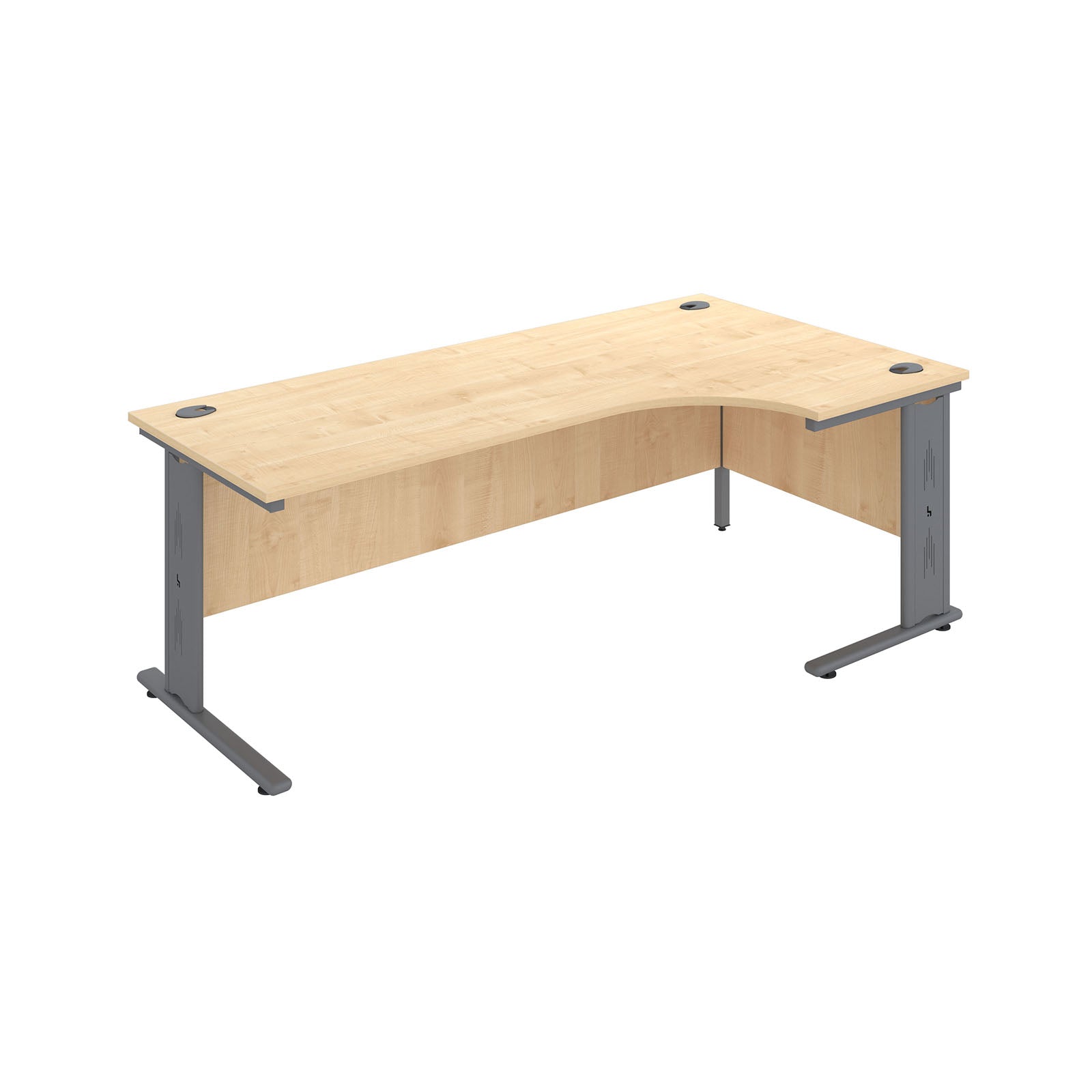 Sienna Executive Wire Managed Crescent Desk