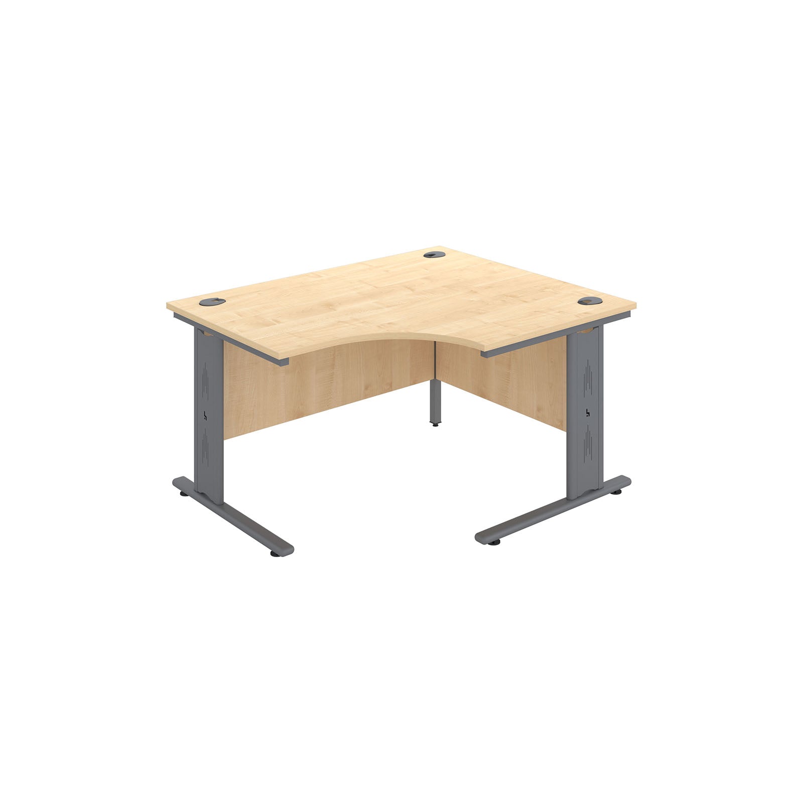 Sienna Executive Wire Managed Crescent Desk