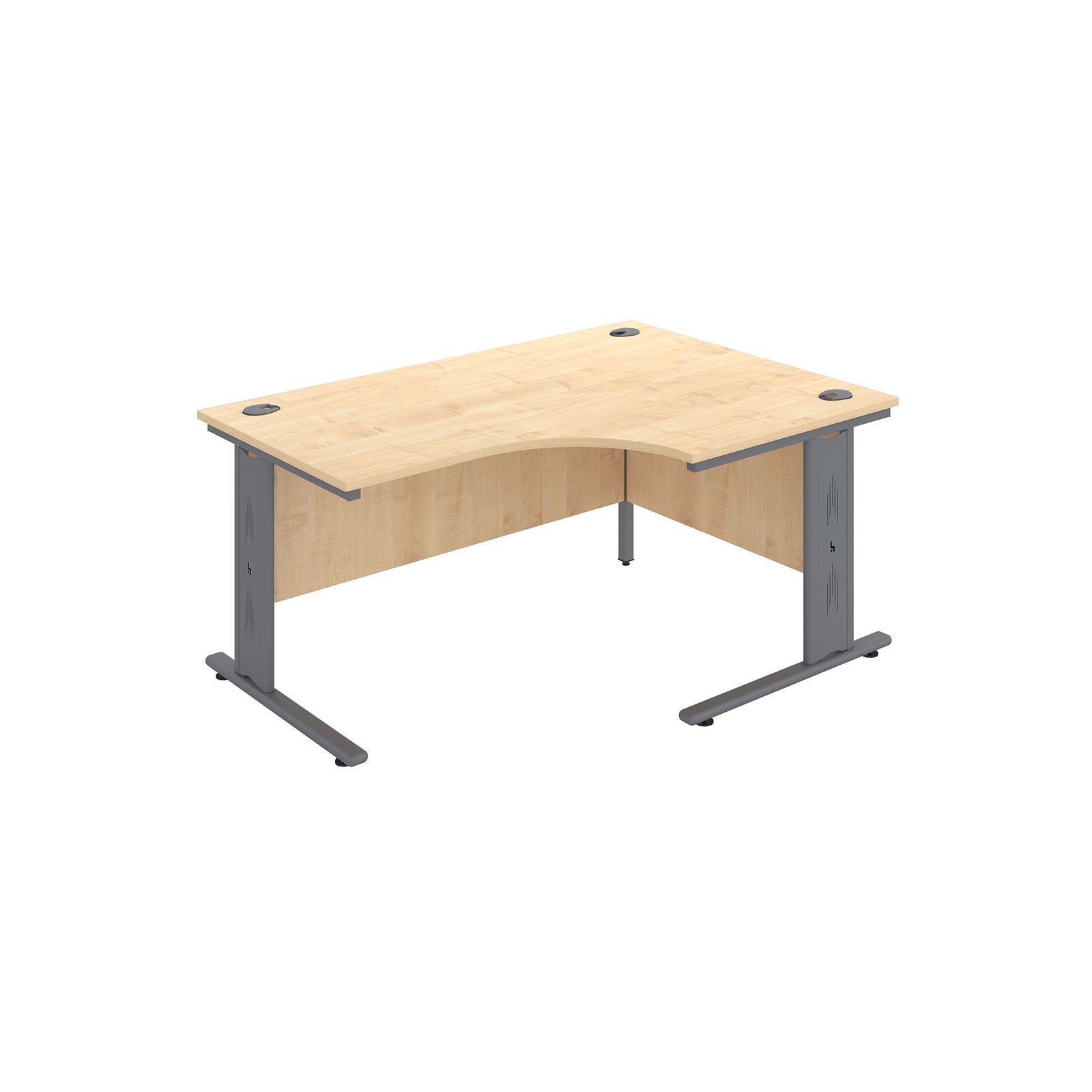 Sienna Executive Wire Managed Crescent Desk