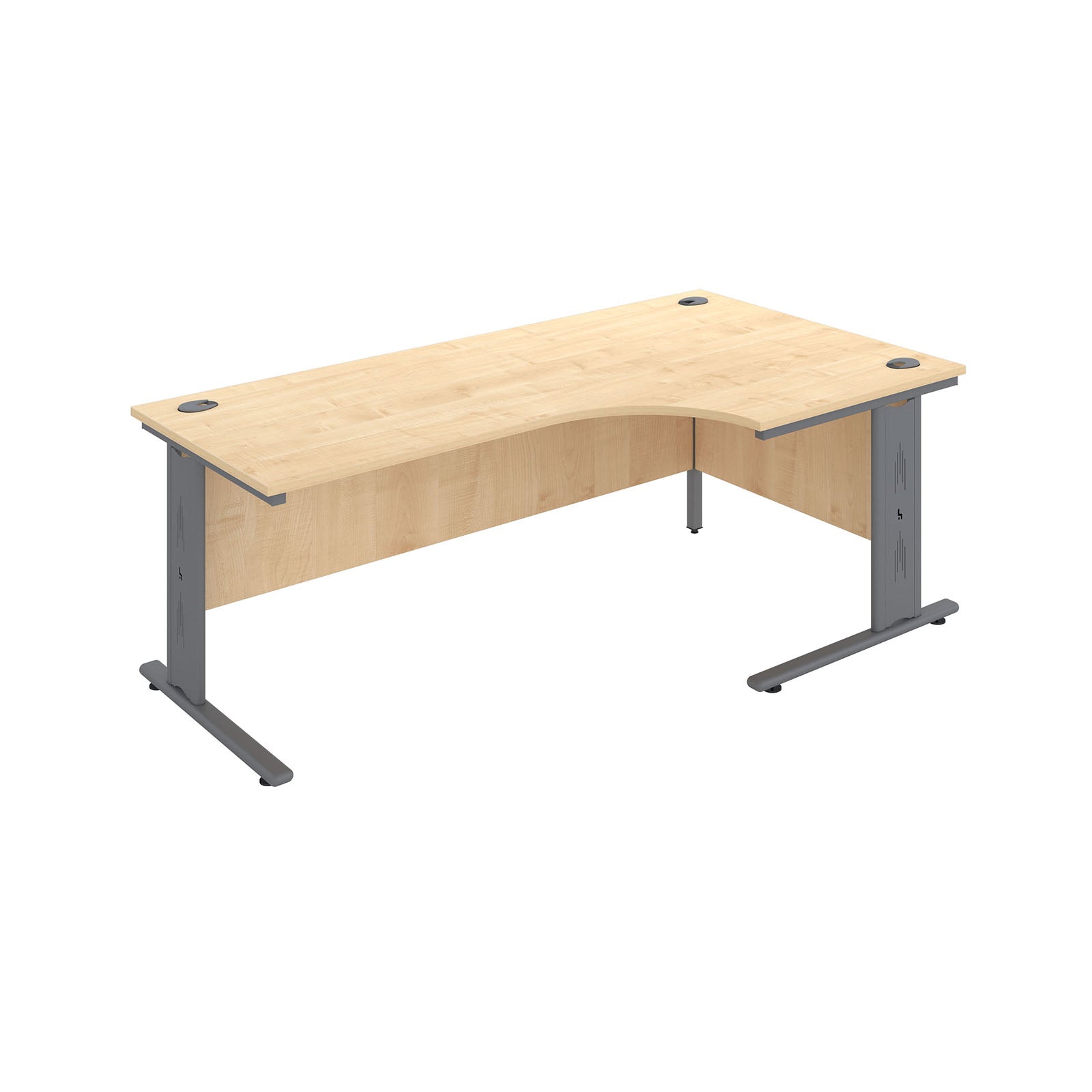 Sienna Executive Wire Managed Crescent Desk