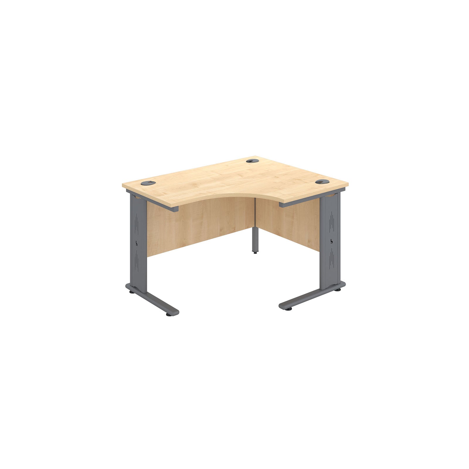 Sienna Executive Wire Managed Crescent Desk
