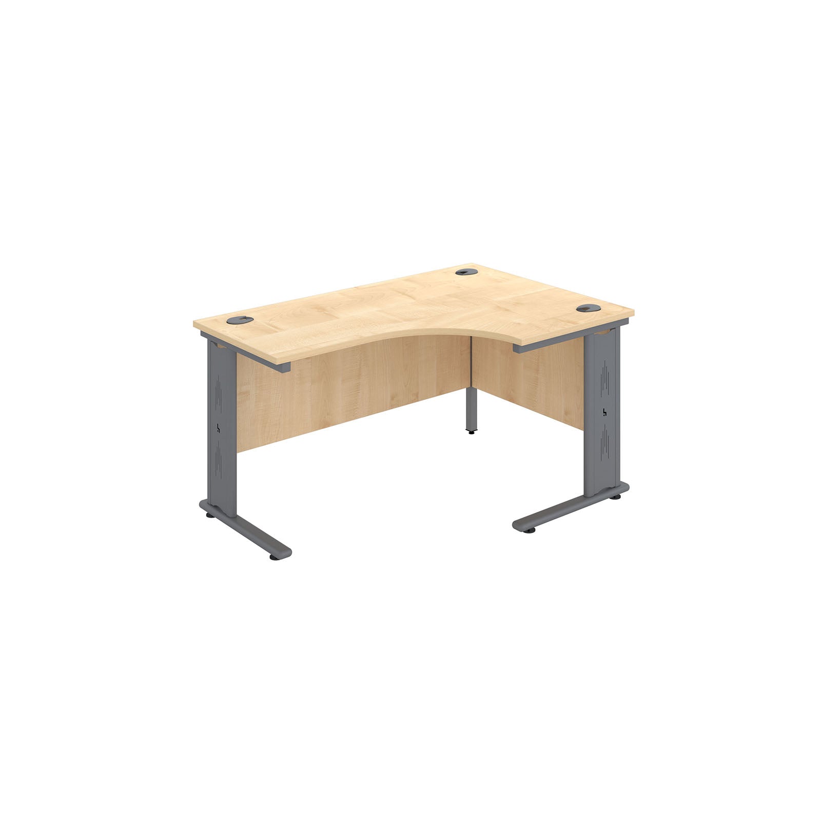 Sienna Executive Wire Managed Crescent Desk