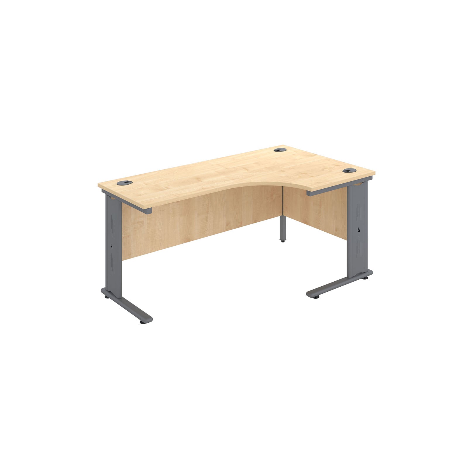 Sienna Executive Wire Managed Crescent Desk