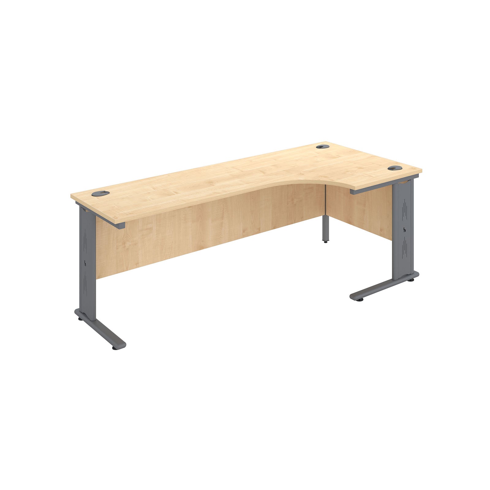 Sienna Executive Wire Managed Crescent Desk