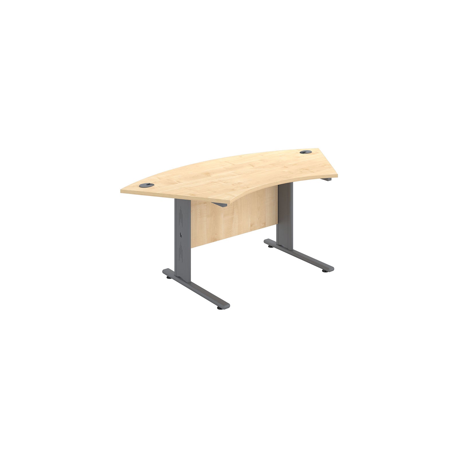 Sienna Executive Wire Managed Curved Desk