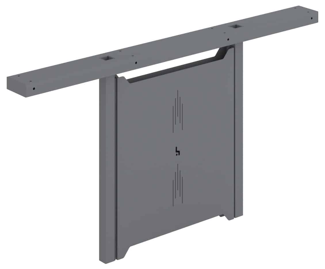 Sienna Wire-Managed Insert For Double Bench Desks