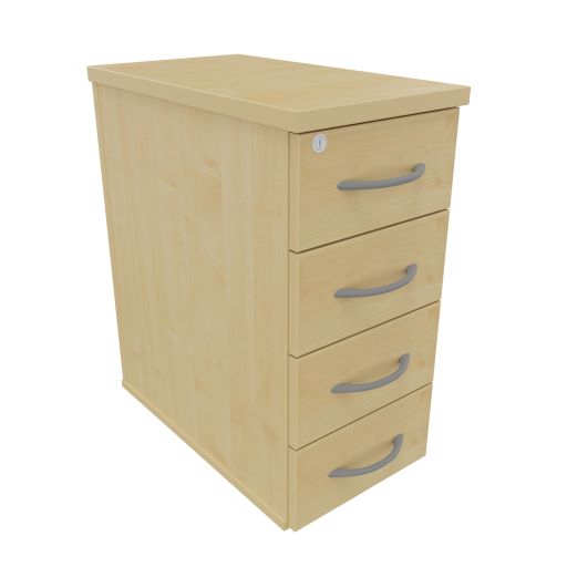 Sienna Slimline Mobile Pedestal - For 600mm Desks