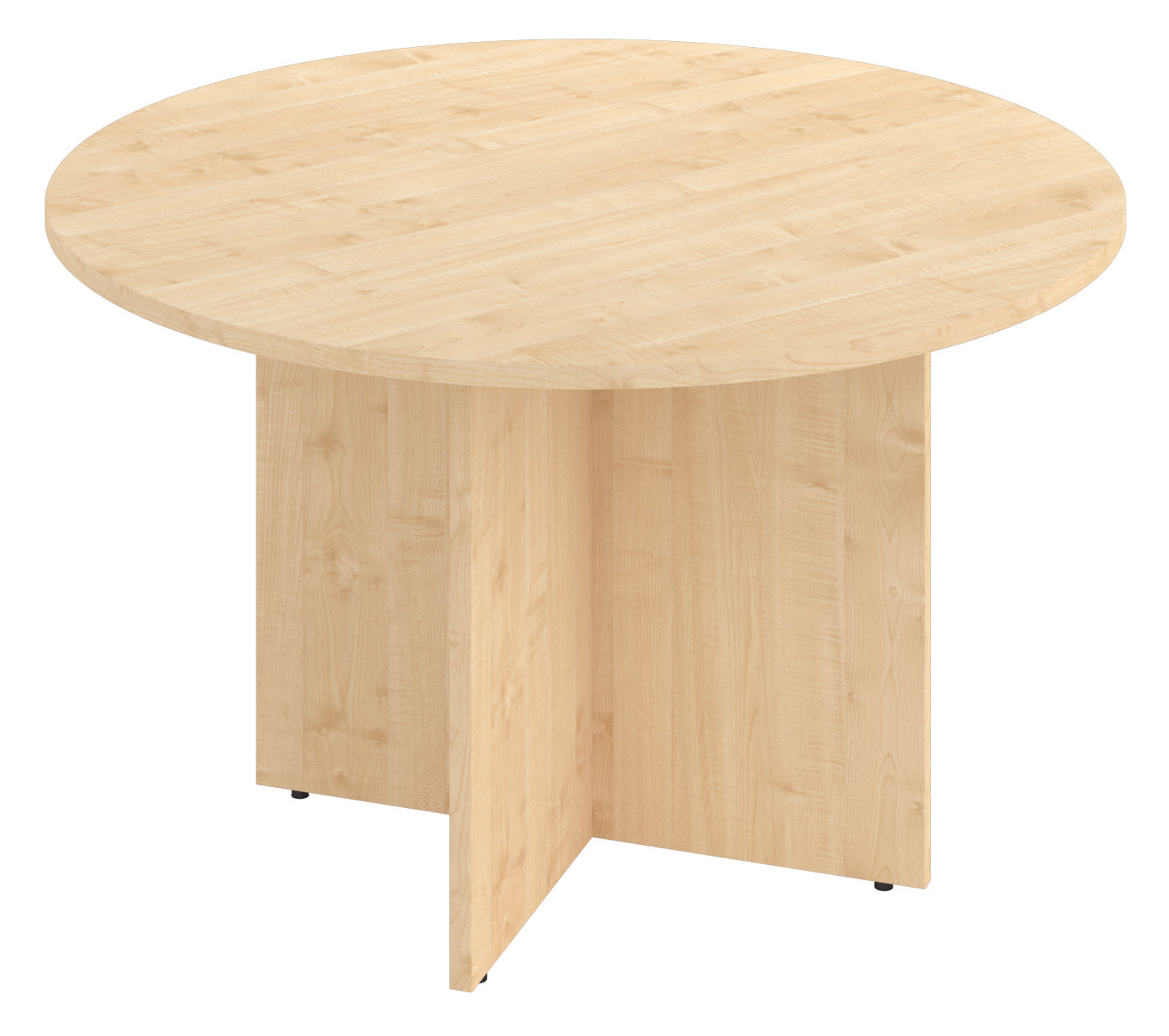 Sienna Circular Meeting Table with Crucifix Base