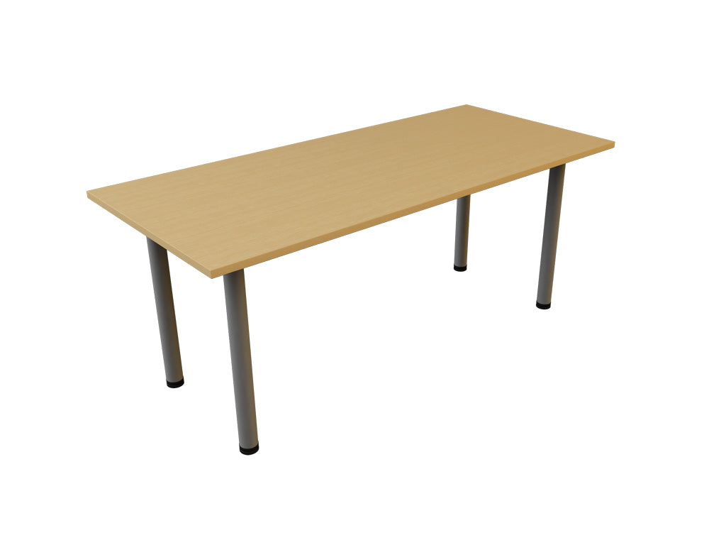 Sienna Rectangular Table With Tubular Legs