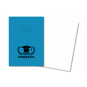Classic Overprinted Exercise Books A4 64 Pages Blank Light Blue - Pk50