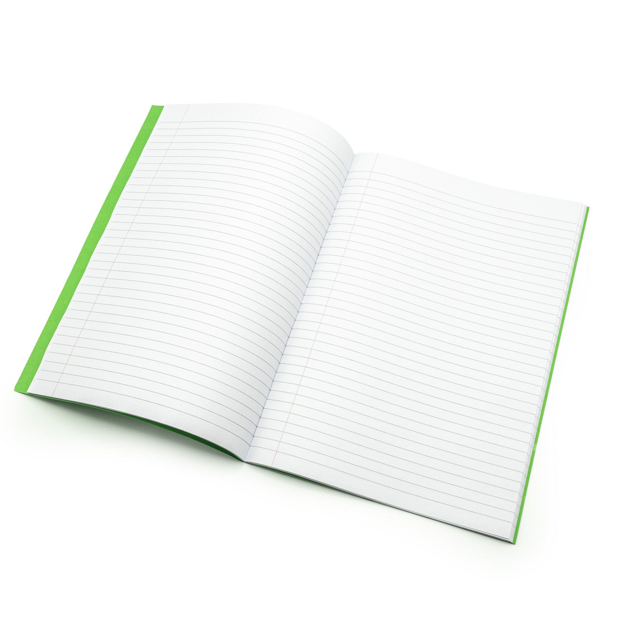 Odyssey Exercise Books A4 80 Page 10mm Ruled & Margin Light Green - Pk50