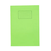 Odyssey Exercise Books A4 80 Page Top Blank/Bottom 15mm Ruled Light Green - Pk50