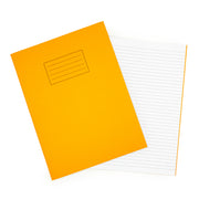 Odyssey Exercise Books 9x7" 80 Page 8mm Ruled & Margin Orange - Pk50