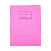 Odyssey Exercise Books 9x7" 80 Page 8mm Ruled & Margin Pink - Pk50