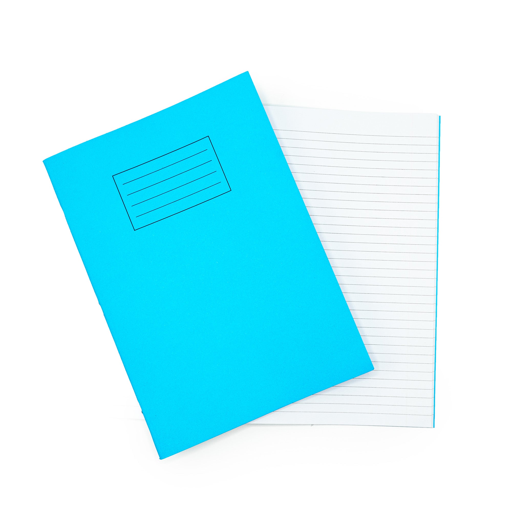 Odyssey Exercise Books 9x7" 80 Page 8mm Ruled & Margin Light Blue - Pk50