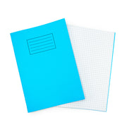 Odyssey Exercise Books 9x7" 80 Page 7mm Squares Light Blue - Pk50