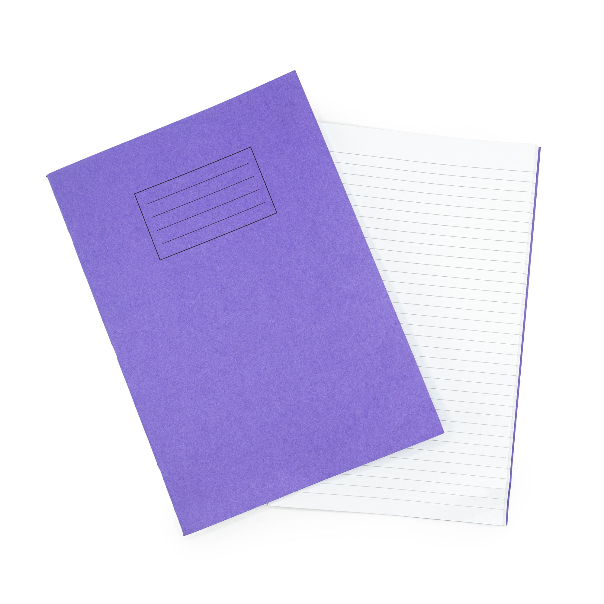 Odyssey Exercise Books A4 80 Page 10mm Ruled & Margin Purple - Pk50