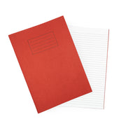 Odyssey Exercise Books 9x7" 80 Page 8mm Ruled & Margin Red - Pk50