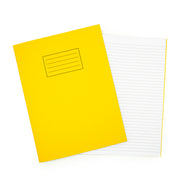 Odyssey Exercise Books A4+ 80 Page 15mm Ruled & Margin Yellow - Pk50