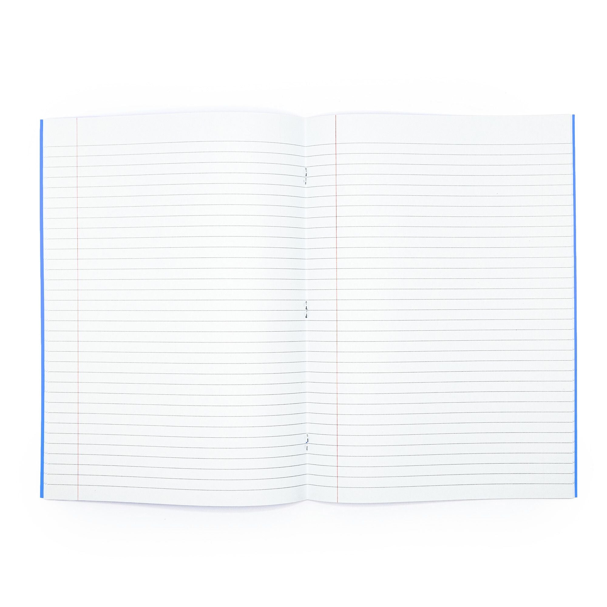 Odyssey Exercise Books A4+ 80 Page 8mm Ruled & Margin Dark Blue - Pk50