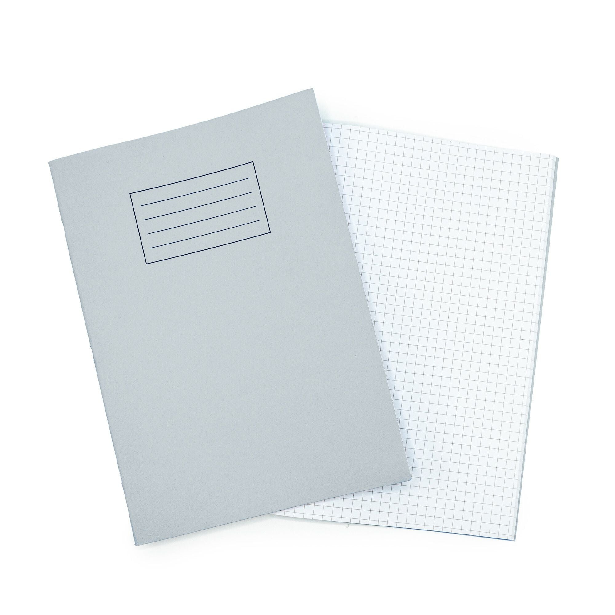 Odyssey Exercise Books A4 80 Page 10mm Ruled & Margin Grey - Pk50