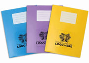 Oxford Overprint Exercise Book A4 80 Pages 12mm Ruled & Margin Yellow - Pk50