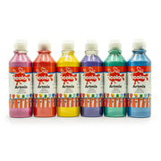 Pearlescent Paint Assortment 300ml Assorted - Pk6
