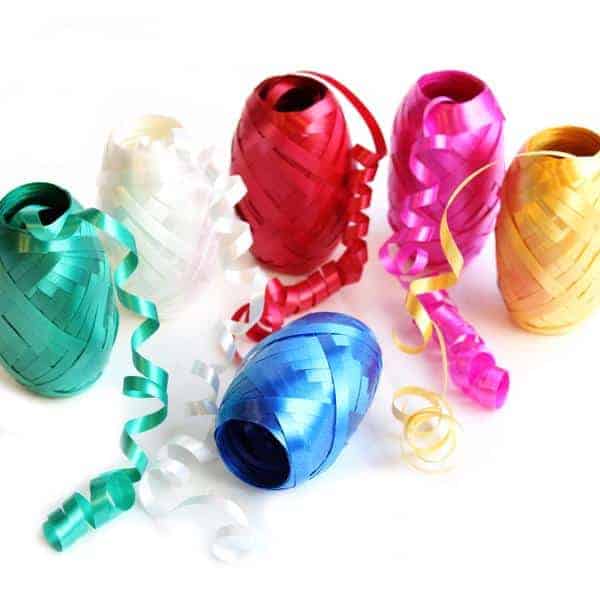 Assorted Curling Ribbon - Pk6