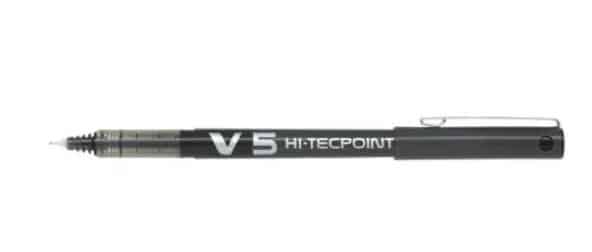 Pilot V5 Liquid Ink Rollerball Fine Line Pen - Pk5