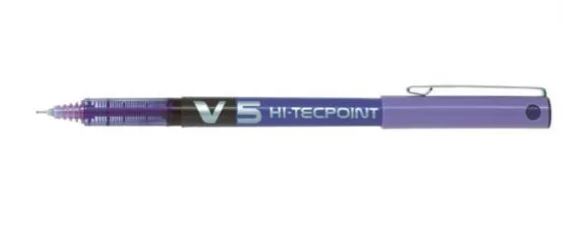 Pilot V5 Liquid Ink Rollerball Fine Line Pen - Pk5