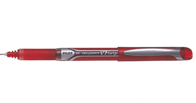Pilot V7 Grip Liquid Ink Rollerball Pen Medium Pk 12