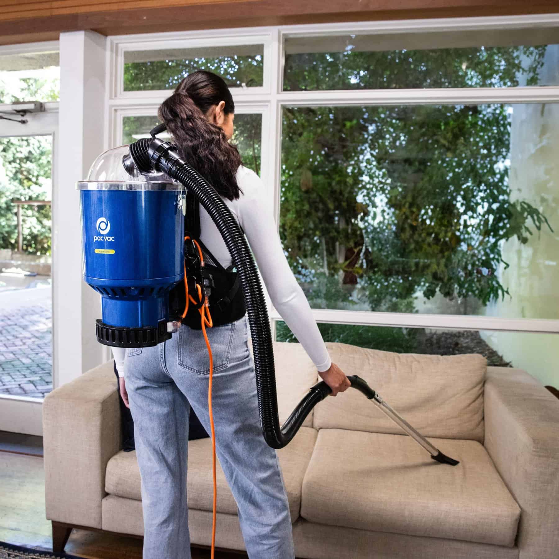 Pacvac Superpro Commercial Backpack Corded Vacuum
