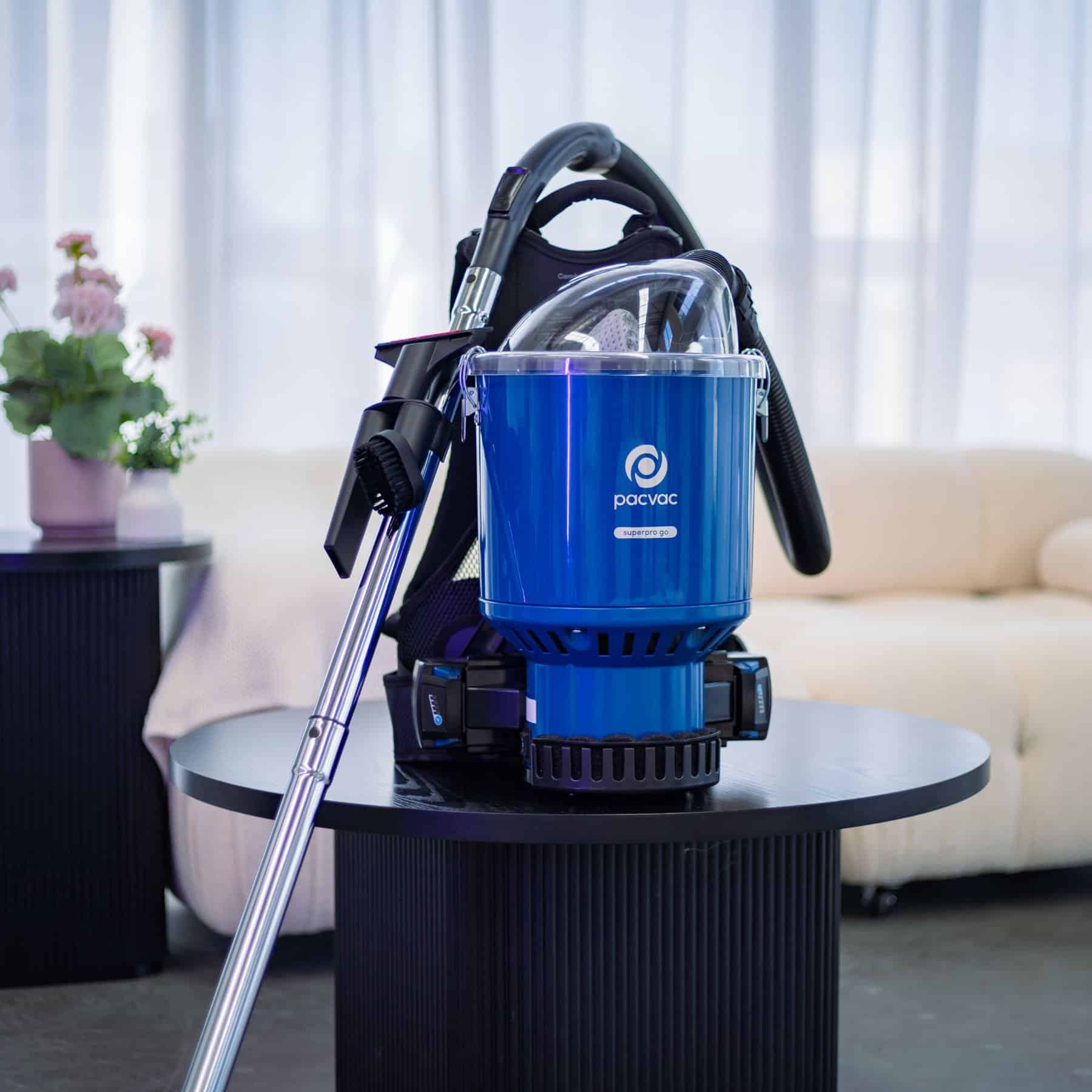 Pacvac Superpro Go Battery Backpack Commercial Vacuum