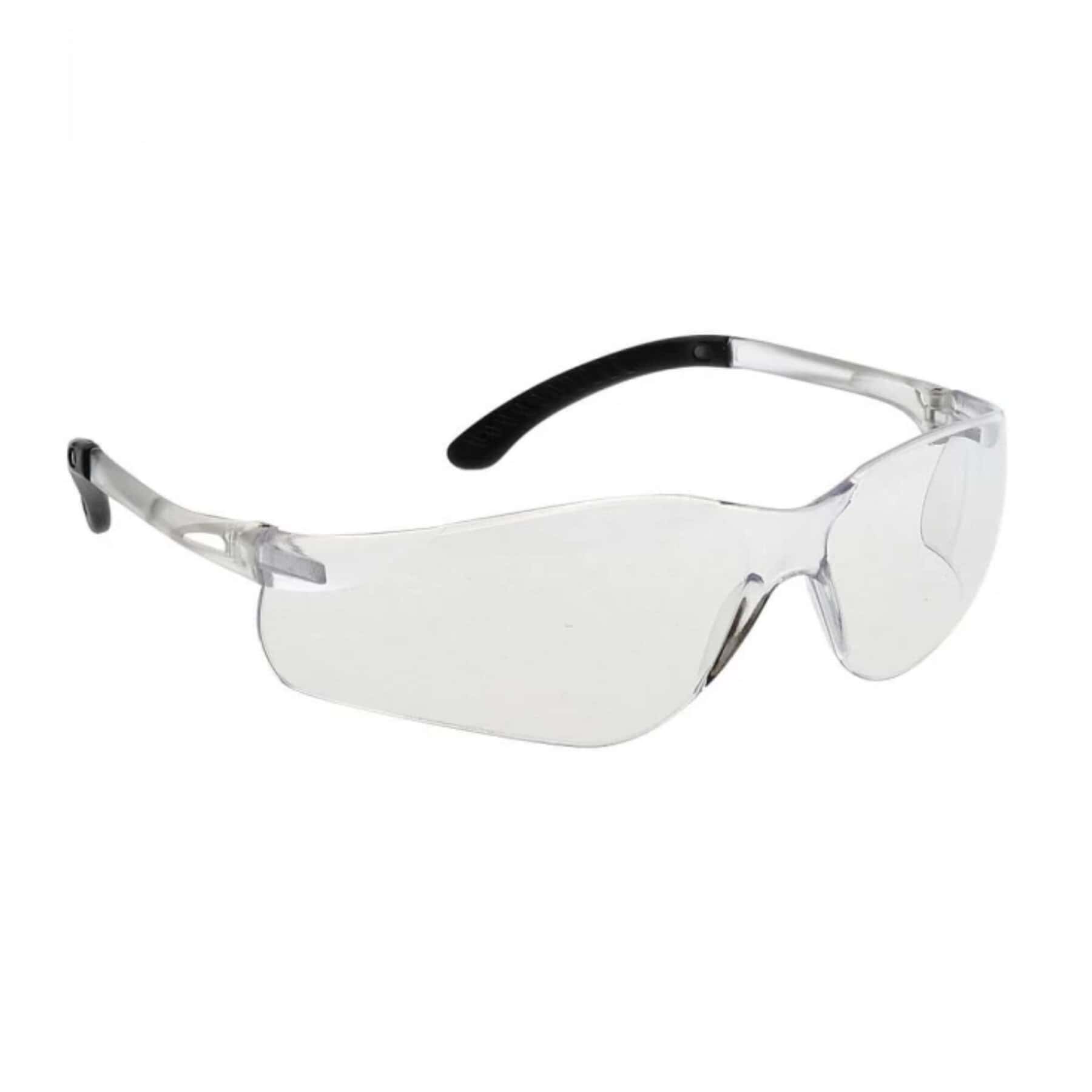 Sleek & Sporty Safety Glasses With Wrap-Around Lens