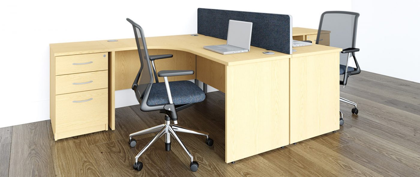 Sienna Panel End Crescent Desk