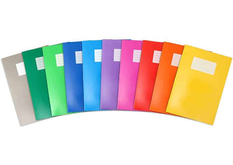 Oxford Exercise Books A4 80 Pages 12mm Ruled & Margin Orange - Pk50