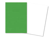 Classic Exercise Books A4 64 Page Blank Light Green - Pk50