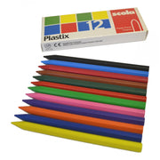 Plastix Crayons Assorted - Pk 12/288