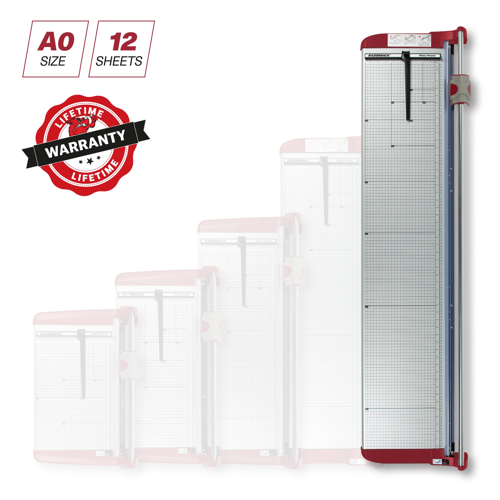 Razorback Heavy Duty Trimmer - A0, A1, A2, A3, A4